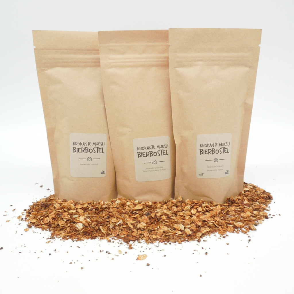 Bierbostel Muesli zakje klein 3 stuks 2_ eco-dreamer_ speciaal bier _ duurzame producten_Nieuw label